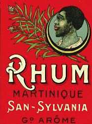 étiquettes de rhums antillais