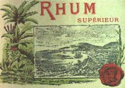 étiquettes de rhums antillais